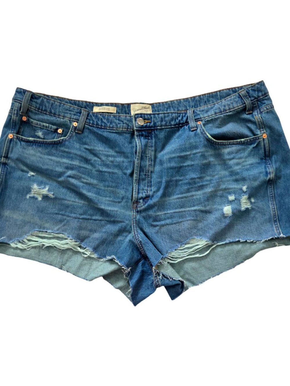 Universal Thread Distressed Denim Shorts Women’s Size 26 Raw Hem Cutoff Shorts